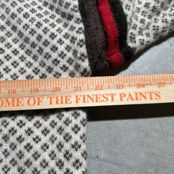 Vintage Skjaeveland Norwegian Wool Sweater Mens Large Nordic Knit Pullover Clasp - Picture 7 of 10